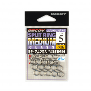 Заводные кольца Decoy Split Ring Medium Class #5 60lb